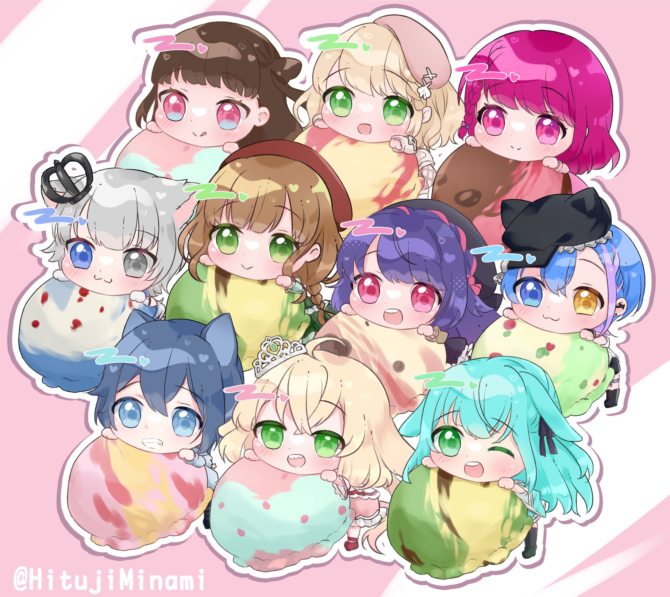 【FA】３１アイス企画【RTしたVtuberさん描く】-1