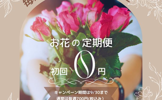 お花の定期便