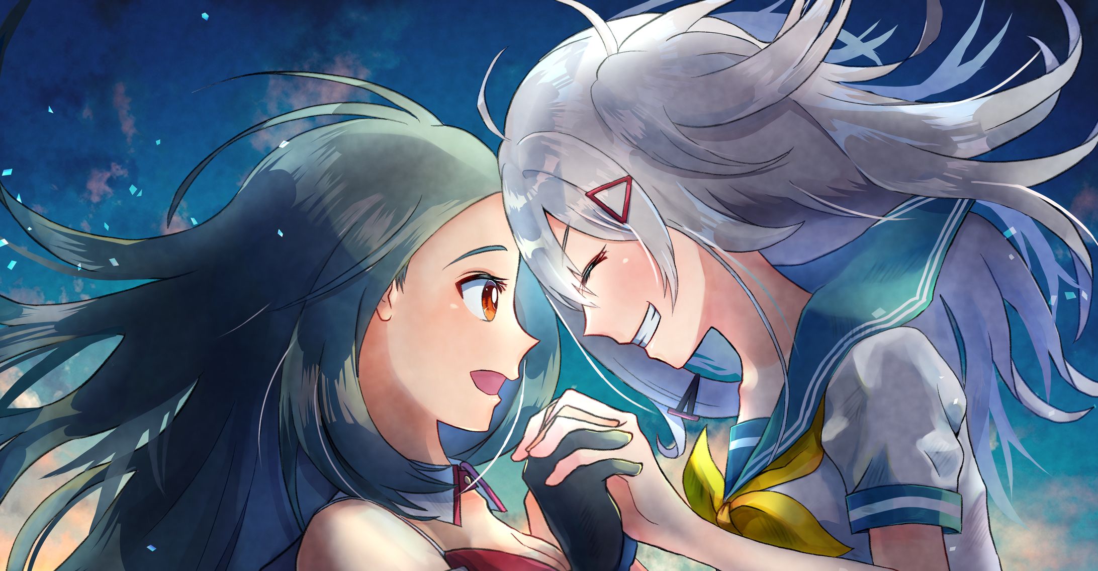 Kちゃんと、焼まゆる先生の衣装交換してみた-1