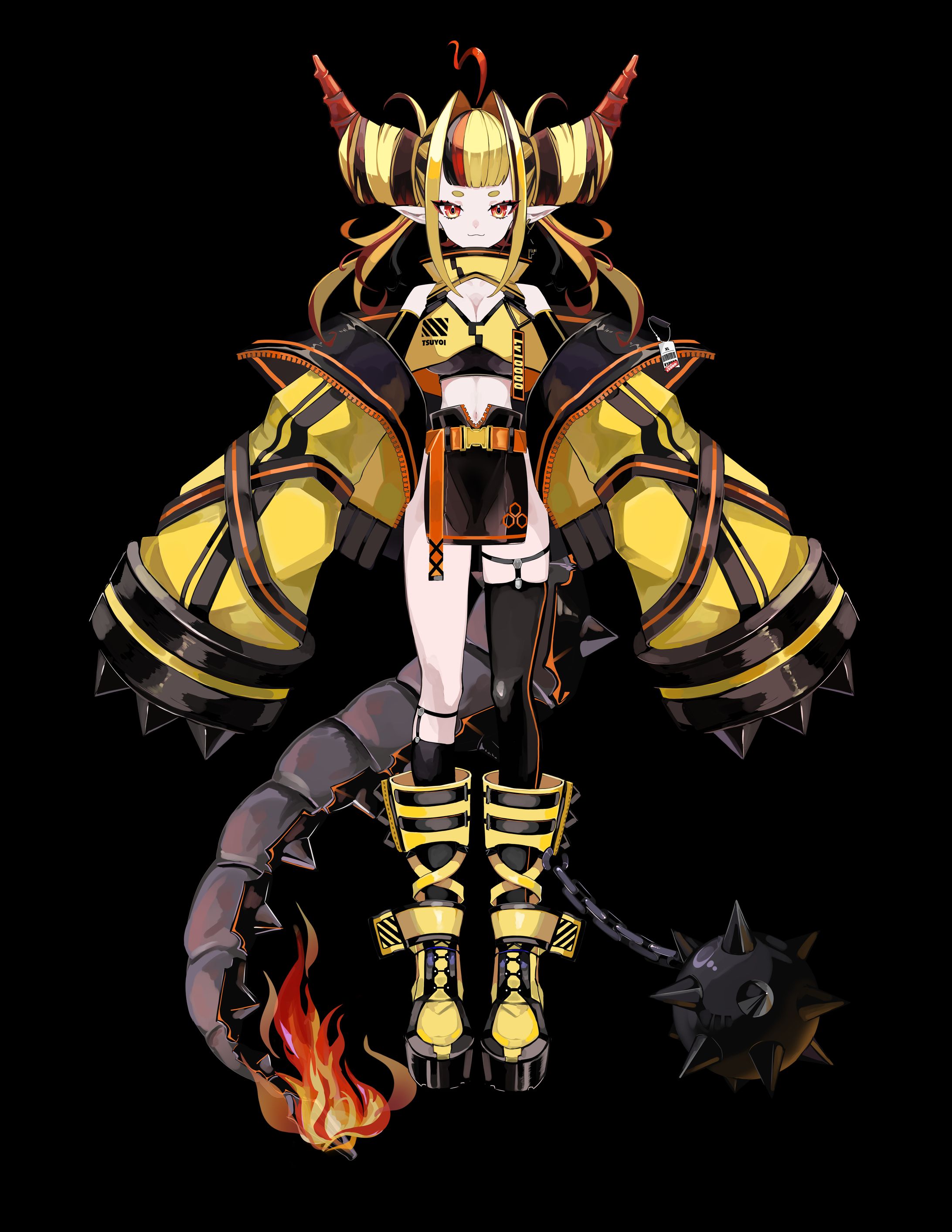 【Vtuberデザイン】黄瀬めい様-1