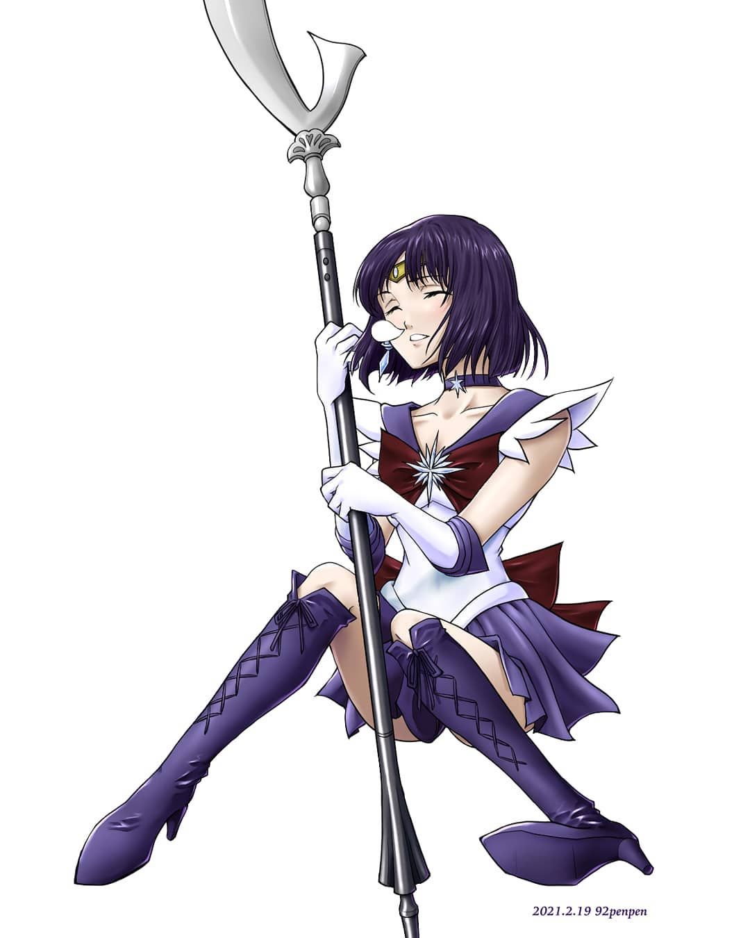 いねむりセーラーサターン #セーラーサターン #美少女戦士