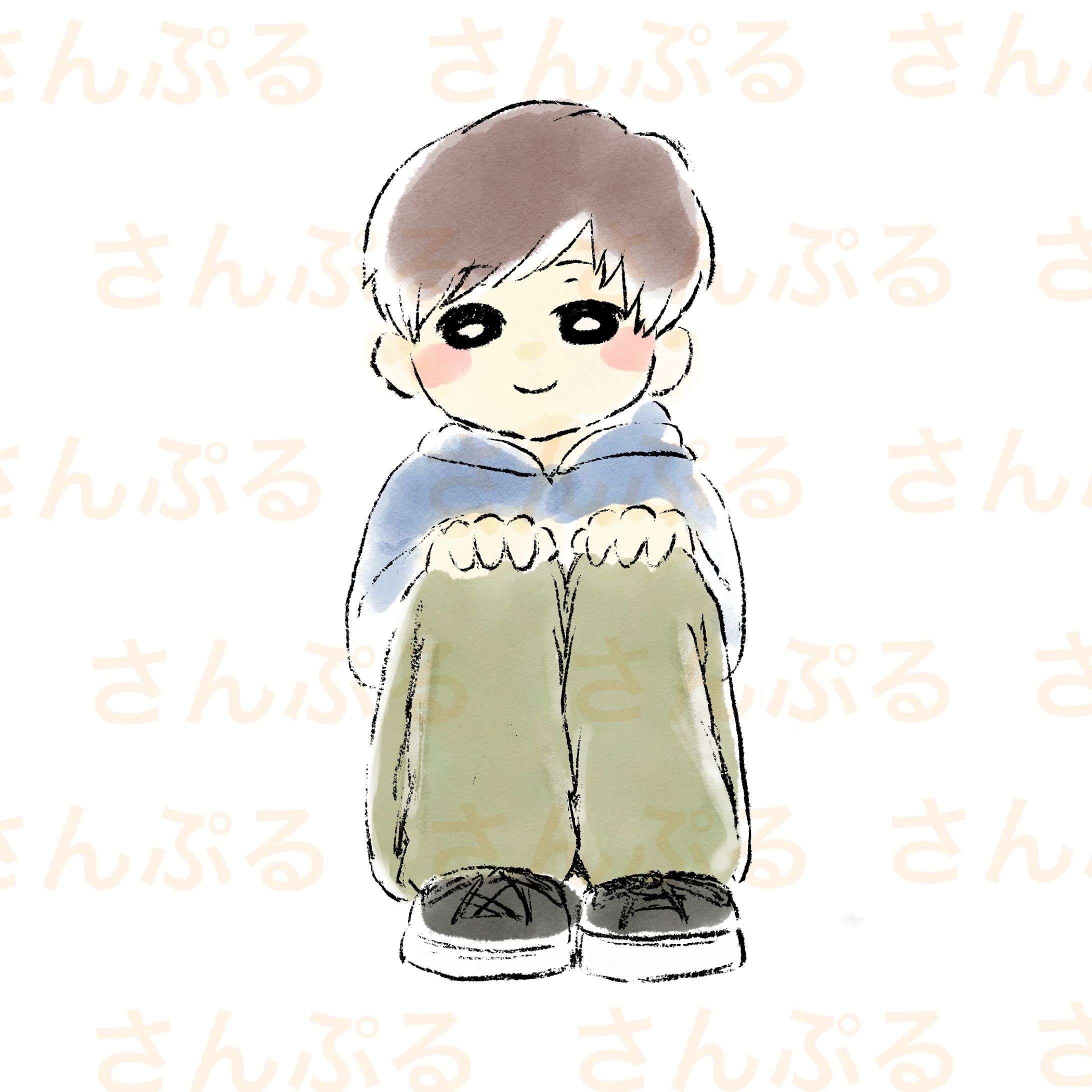 水彩風イラスト-1