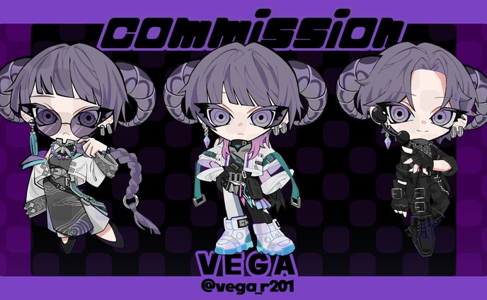 【お仕事】2.5頭身SDイラスト