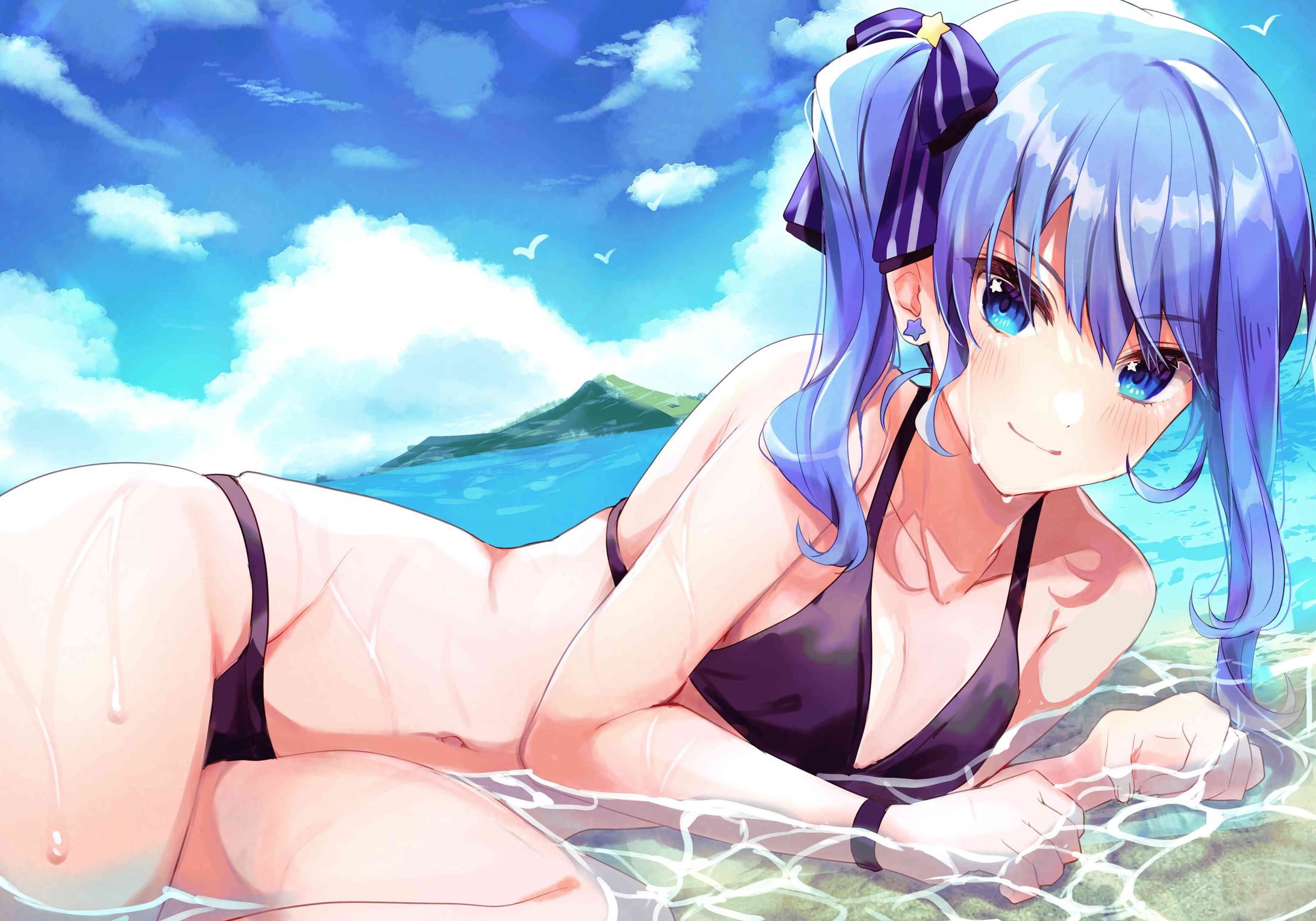 【FA】星街すいせい水着イラスト-1