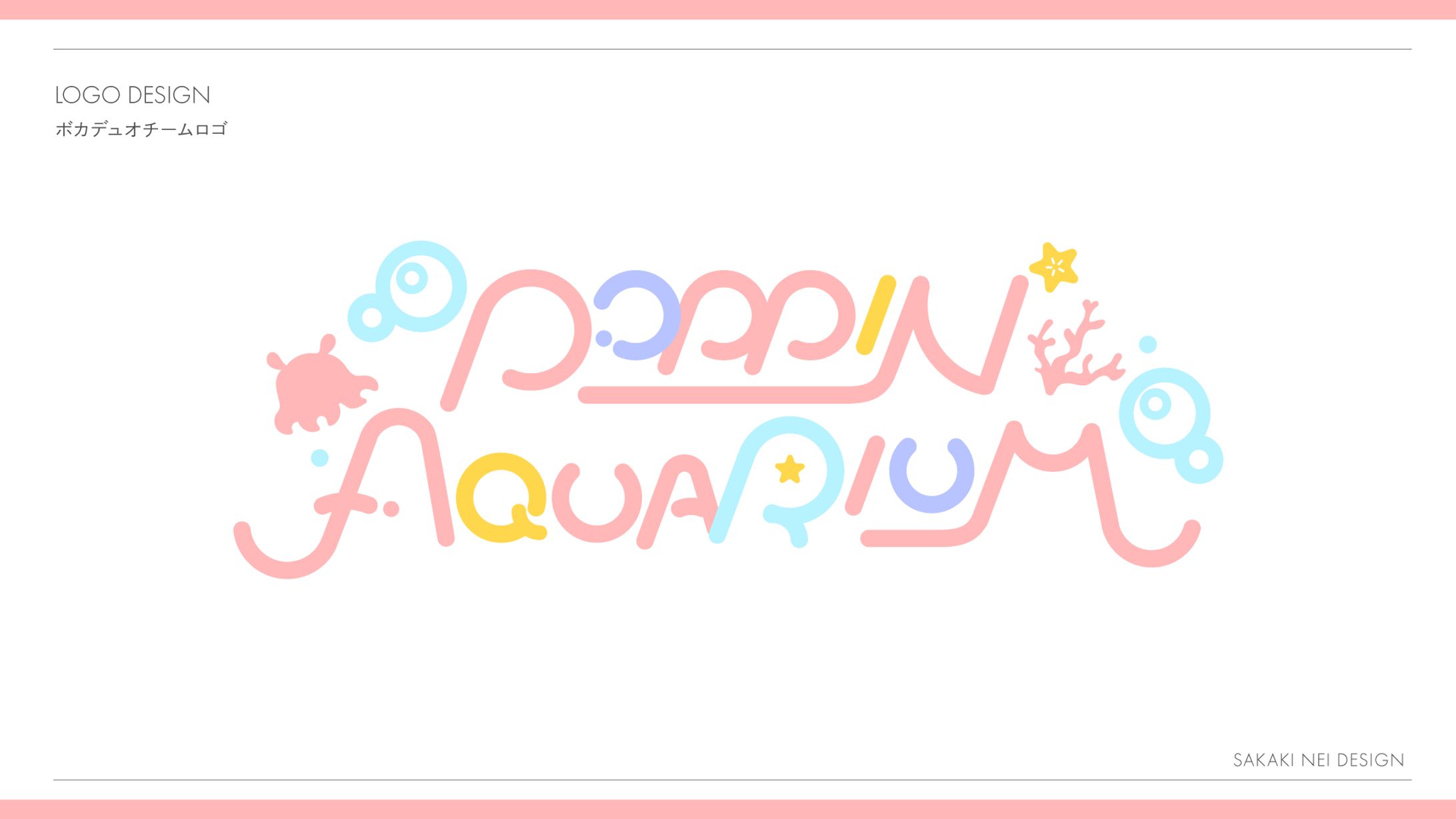 POPPIN'AQUARIUMチームロゴデザイン-1