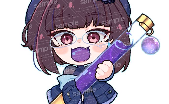 「宇宙野ヤミ」SDイラスト　グッズ用