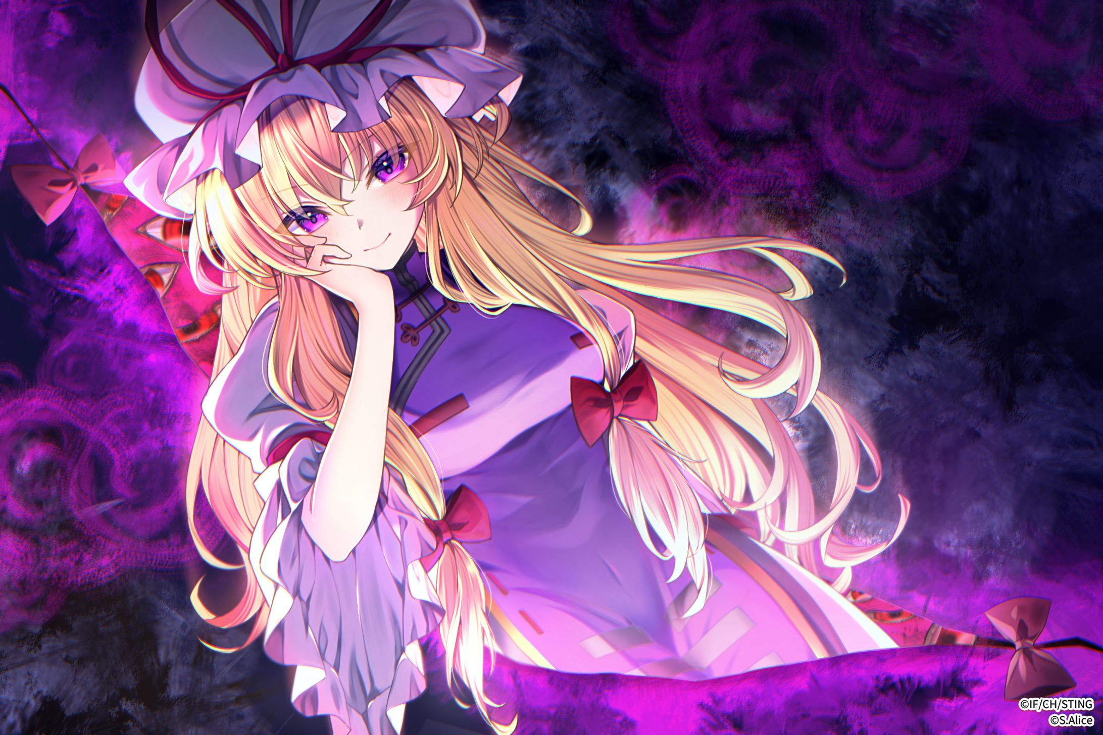 【佳作】『第30回塗りマス』『東方スペルカーニバル』デジタル塗り絵コンテスト 2024-1