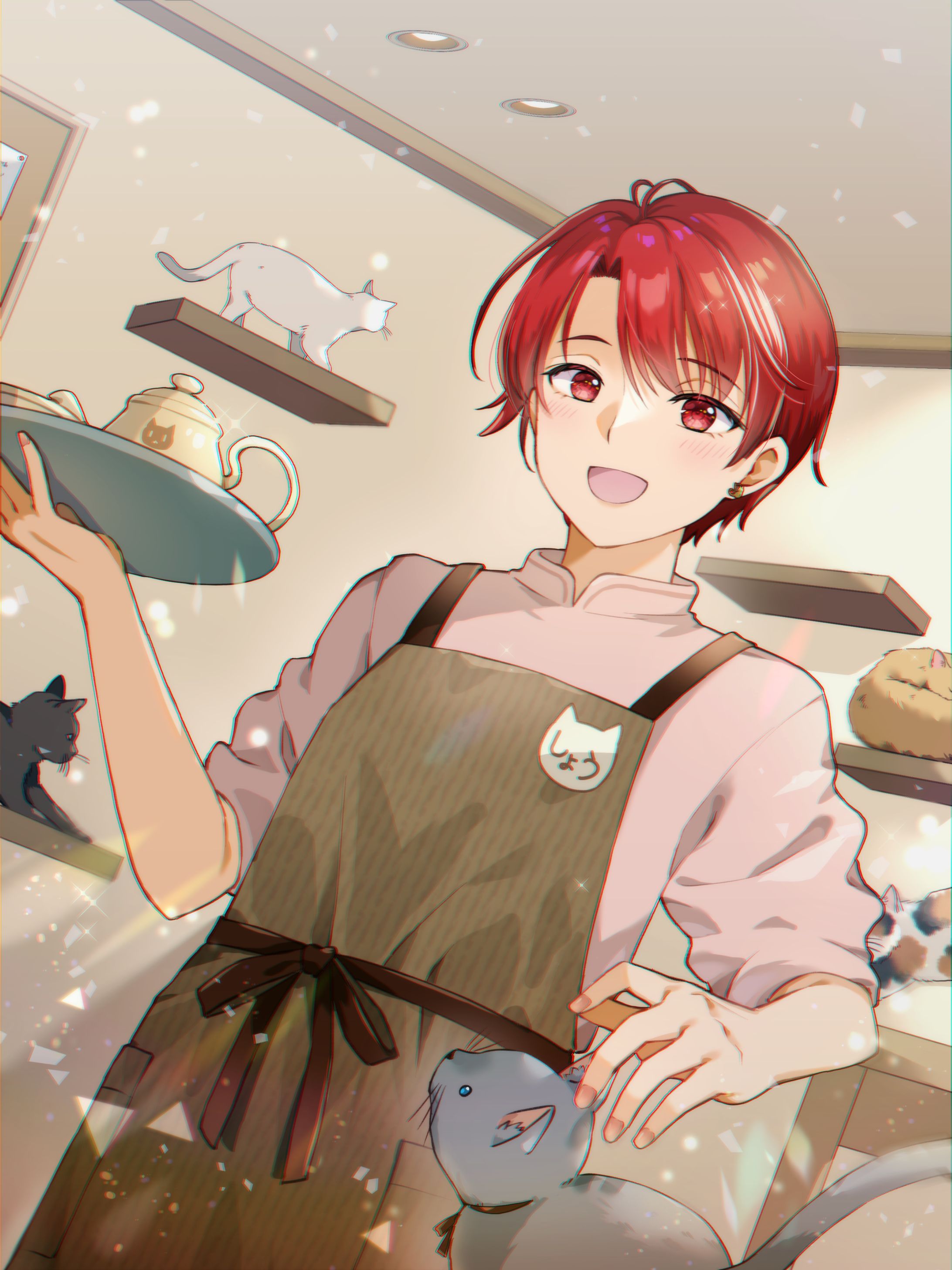 【ご依頼】猫カフェ店員さん-1