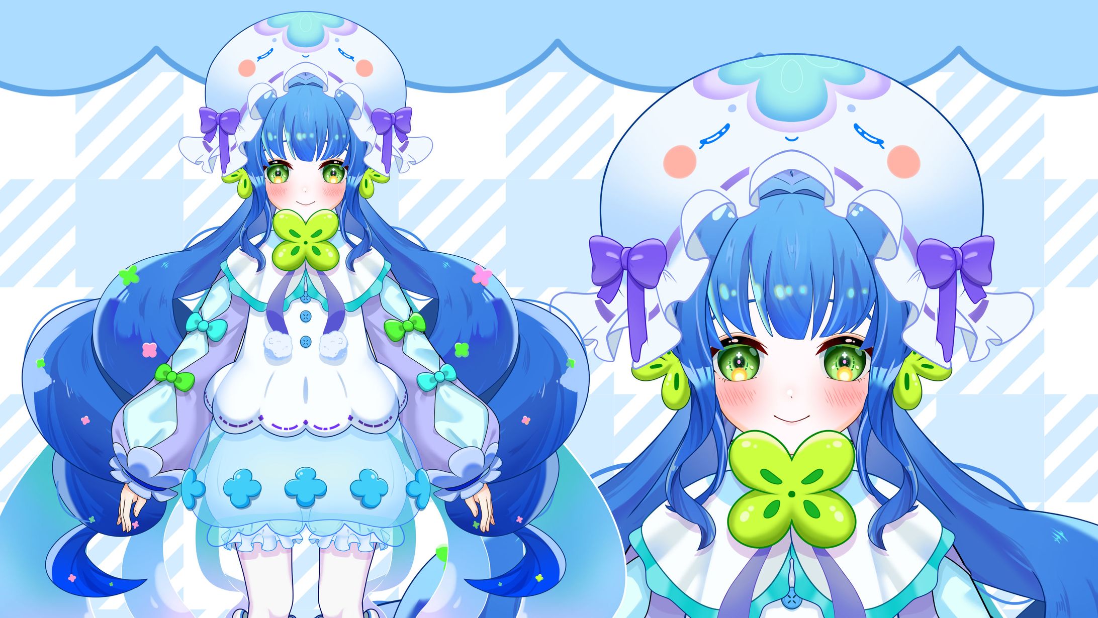 OC　くらげちゃん　立ち絵-1