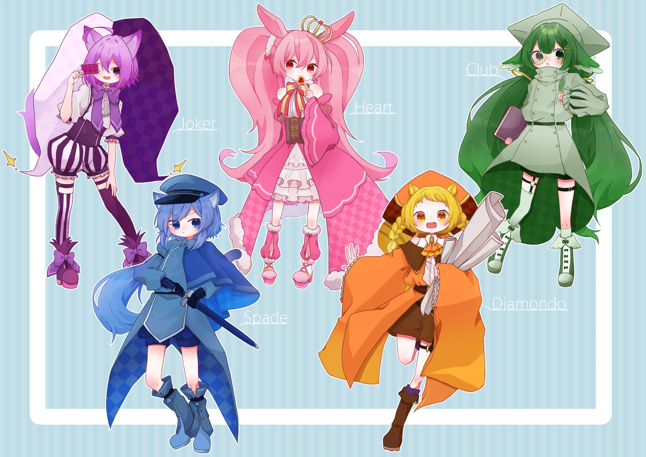 トランプ擬人化-1