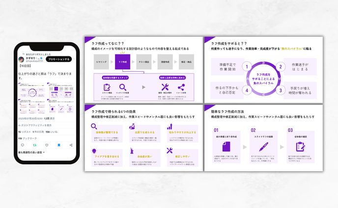 SNS図解｜ラフ作成について