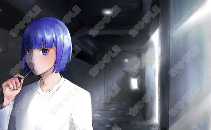 紫クイ様　配信用イラスト