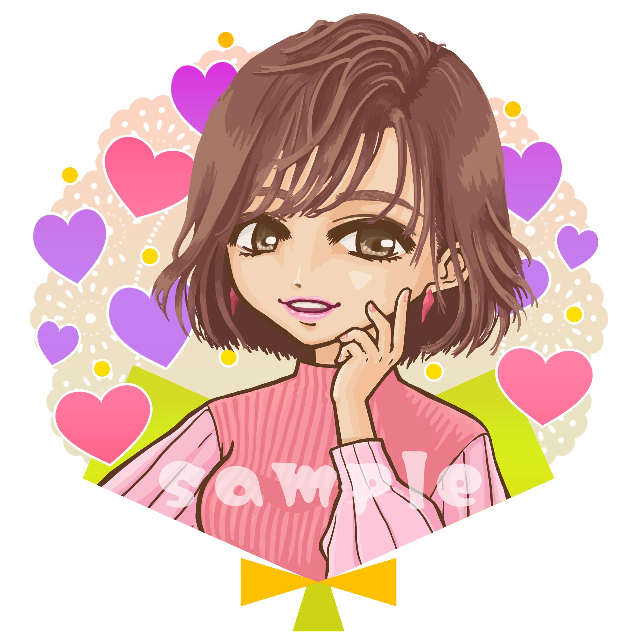 【アイコン】女性-1