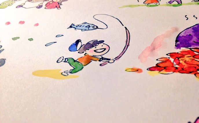パンフレット挿絵