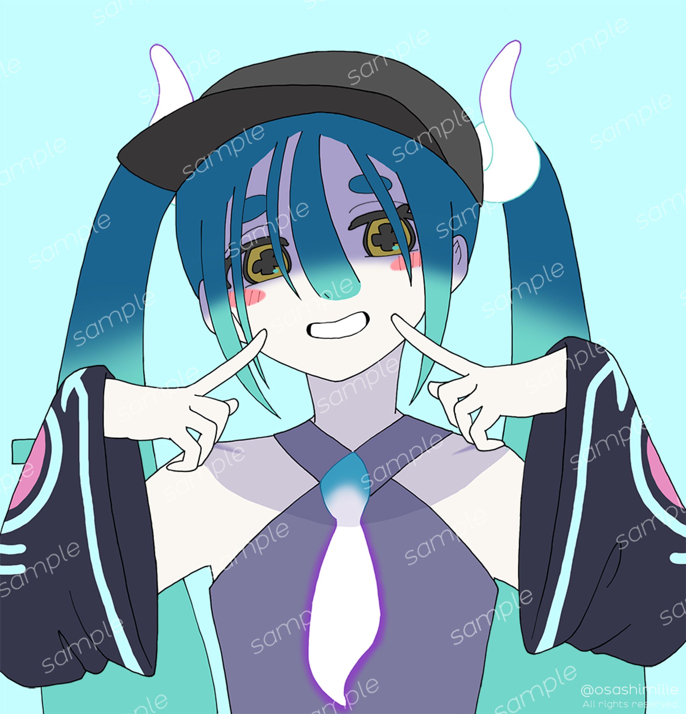 【実績】ショートMV用イラスト-1