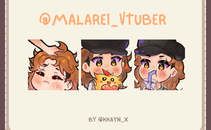 Emote Raffle Winner (@Malarei_Vtuber)