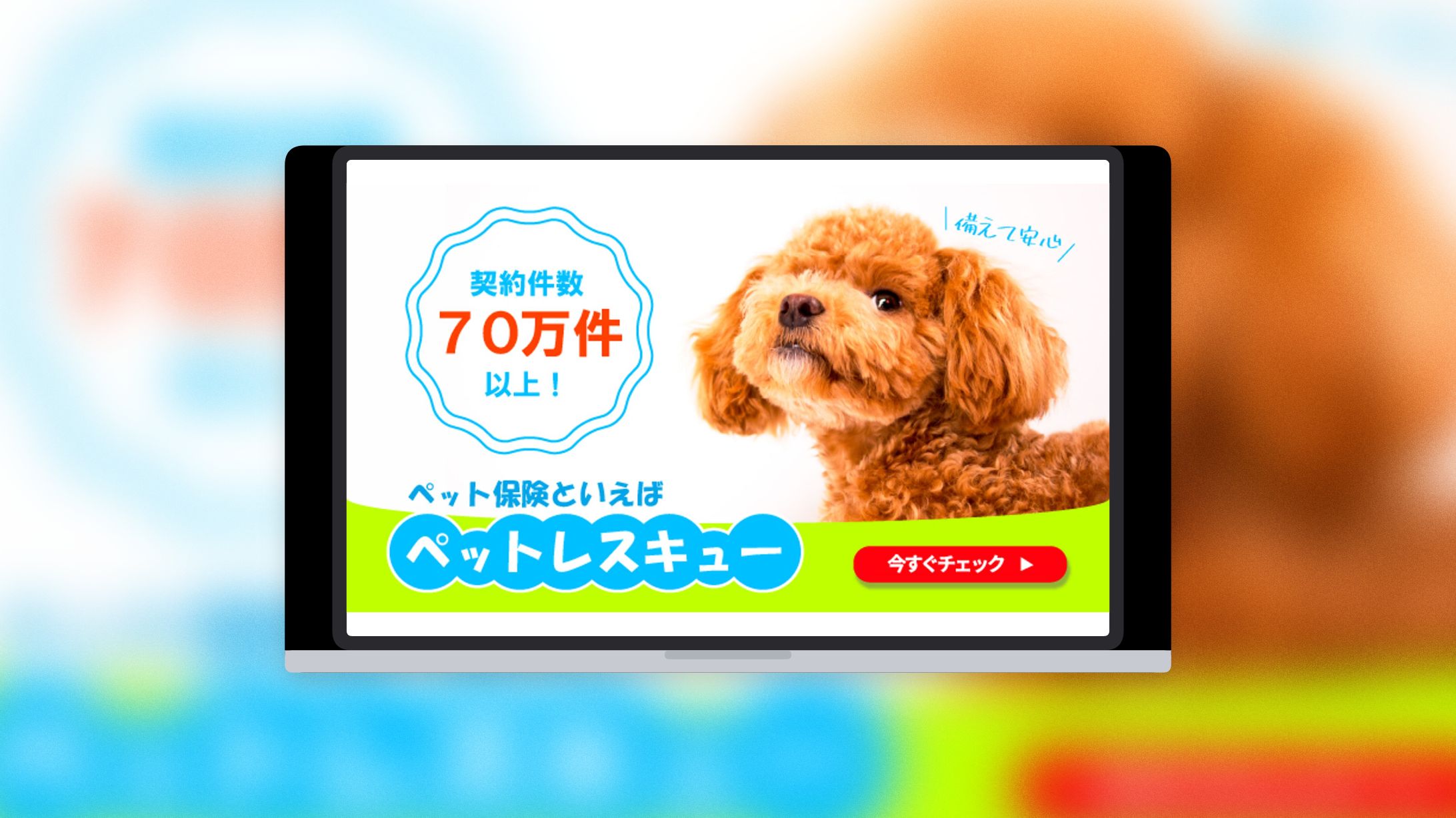 ペット保険の広告バナー-1