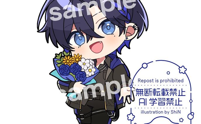 たちばな BIRTHDAY GOODS 2025　ミニキャライラスト