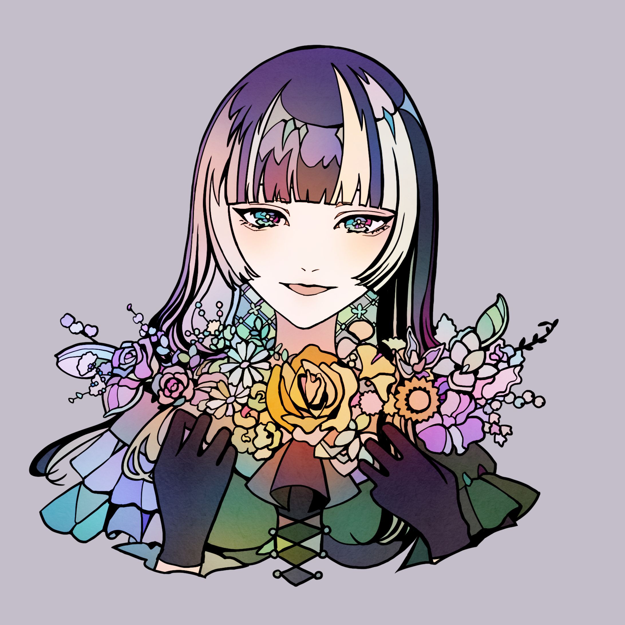 【FA】儒烏風亭らでんさんファンアート-1