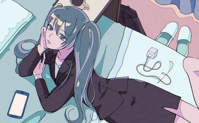 無糖檸檬様　MVイラスト