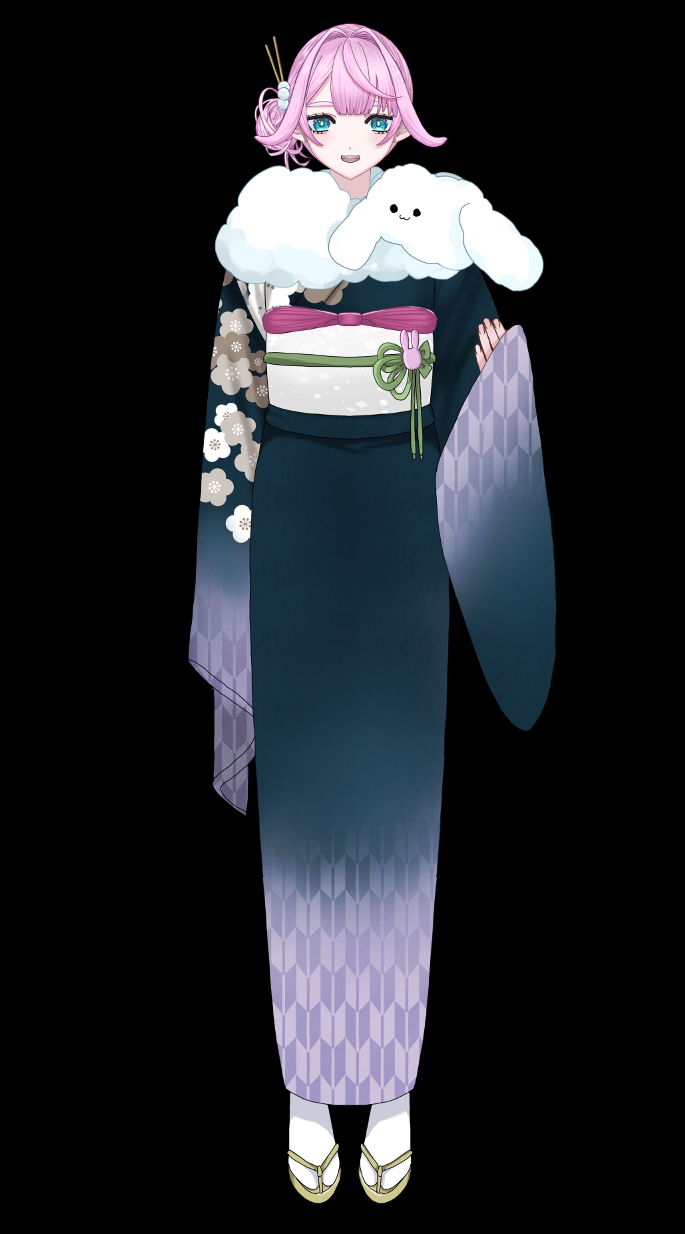 【Live2D】立ち絵、モデリング【自キャラ】-1