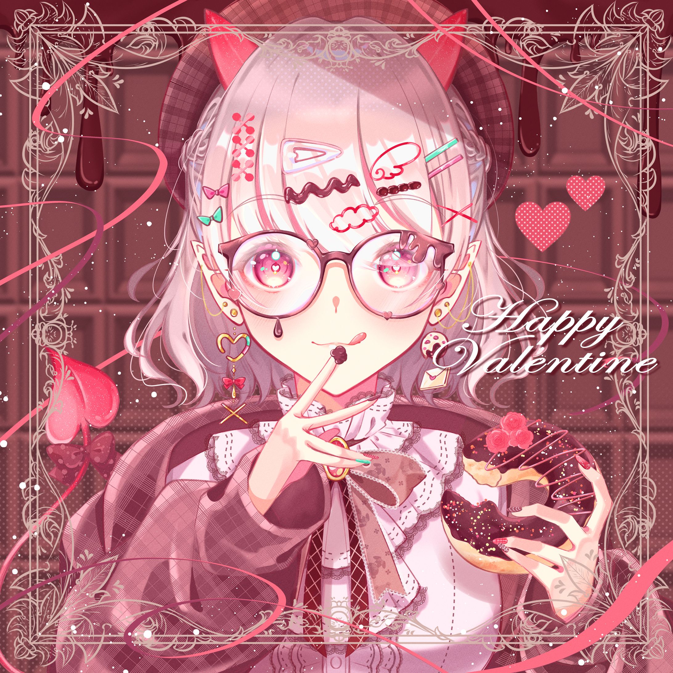 バレンタインイラスト2025-1