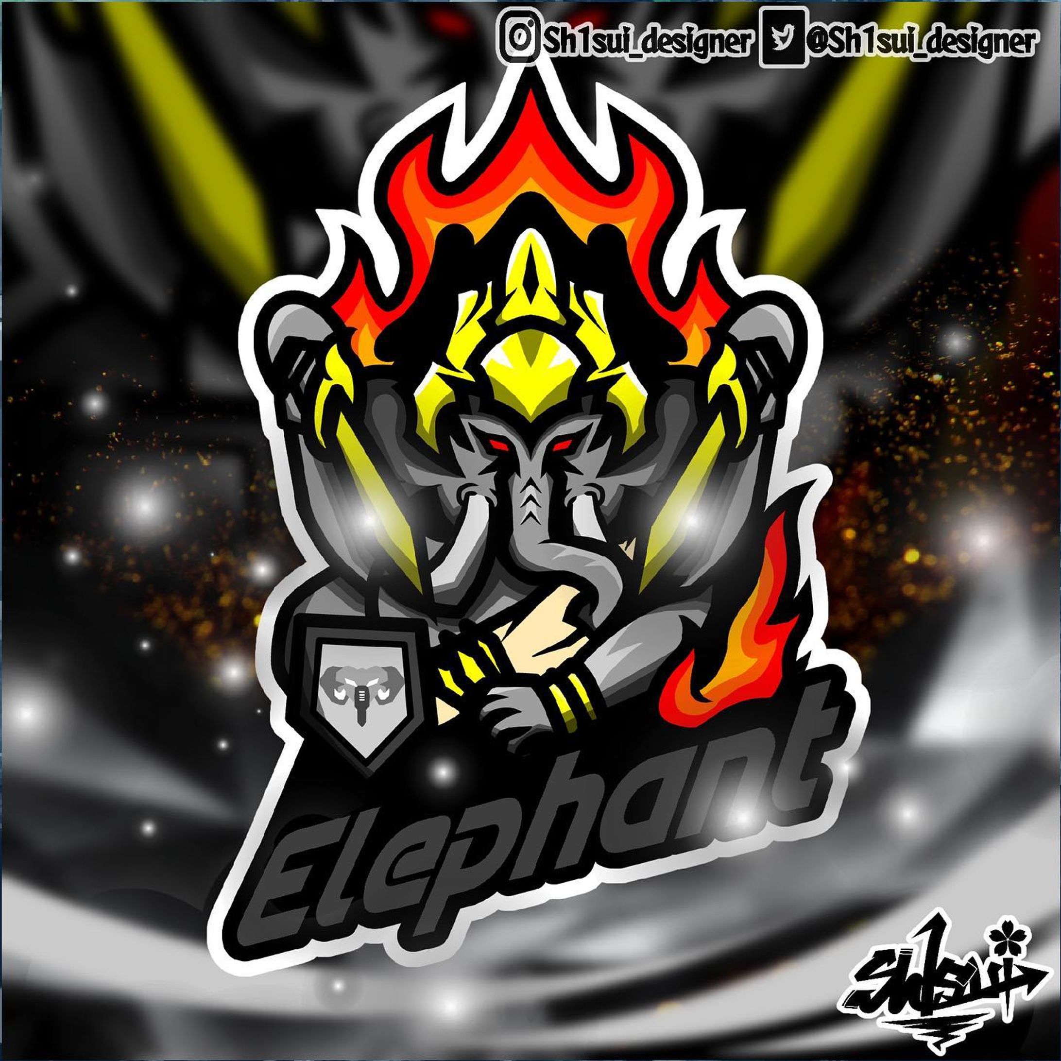 ❖Mascot logo❖

concept:象の神様

text:Elephant

Plz Twitter Follow& like

#Mascotlogo #キャラクターロゴ #クランアイコン #デザイン #イラスト #依頼 #kaiju8go logo #mascot #logodesigner #designer #icon #illustration #logos #clanlogo
#esportlogo #esports #mascotlogoinspirations #art #artwork  #logoinspiration #logoawesome #designgraphic #logoplace #logoinspire #sportslogo #graphicdesign #mascotsportbranding #logodesigns #esportlogoteam #logosportideas-1