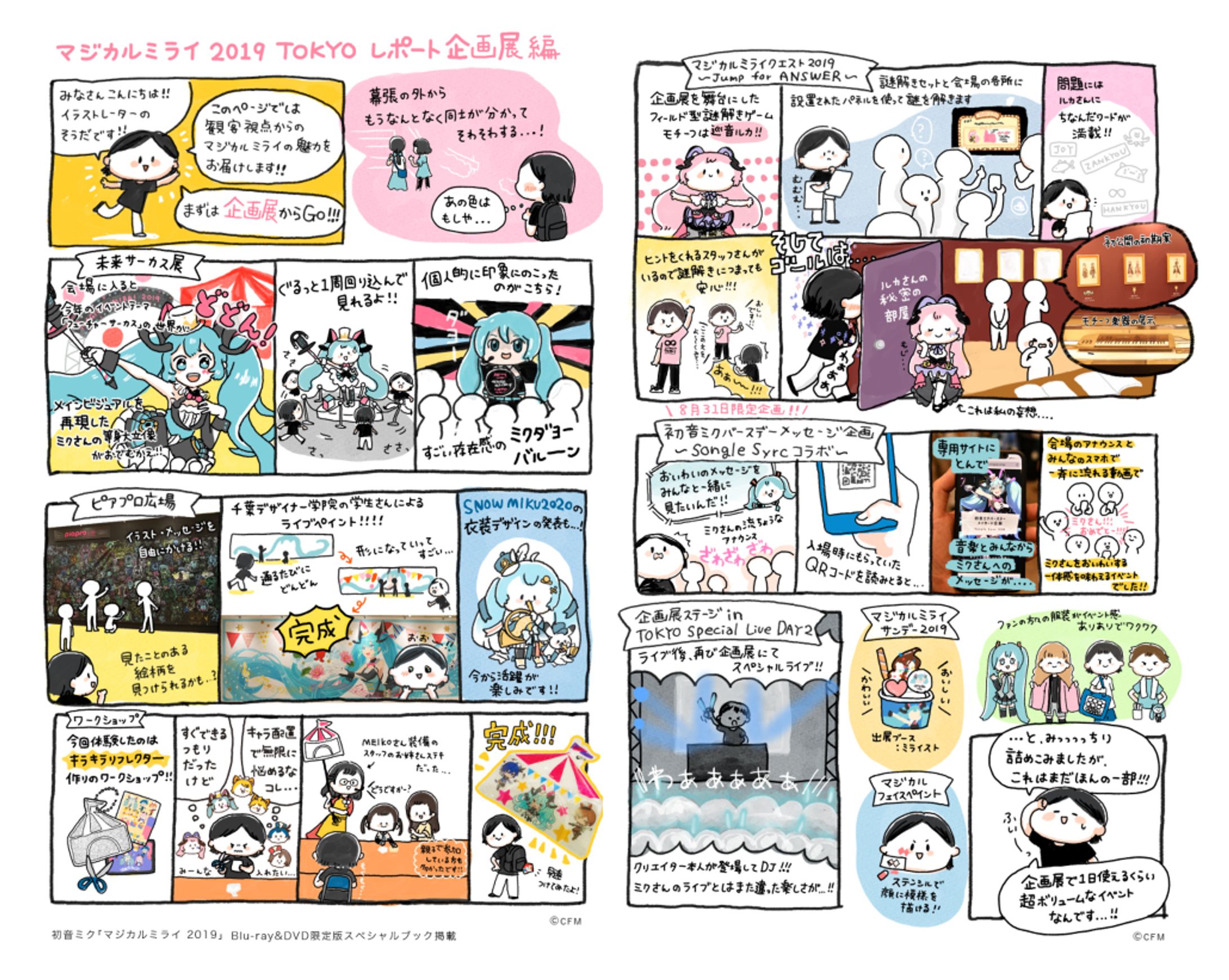 マジカルミライ2019 レポート漫画(企画展編)-1