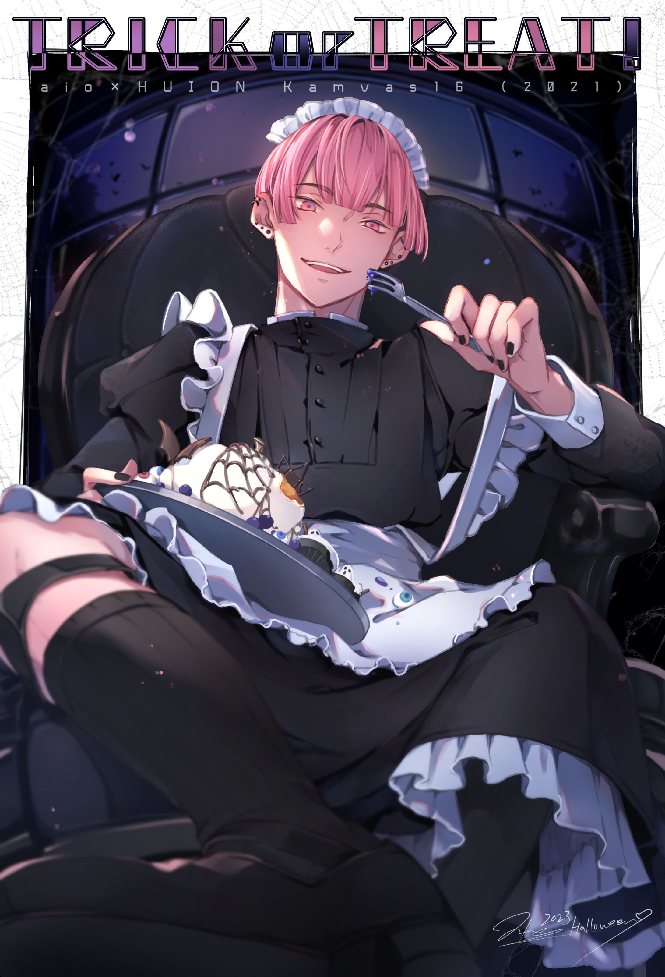 【PR】Halloweenイラスト2023【HUION Kamvas16】-1