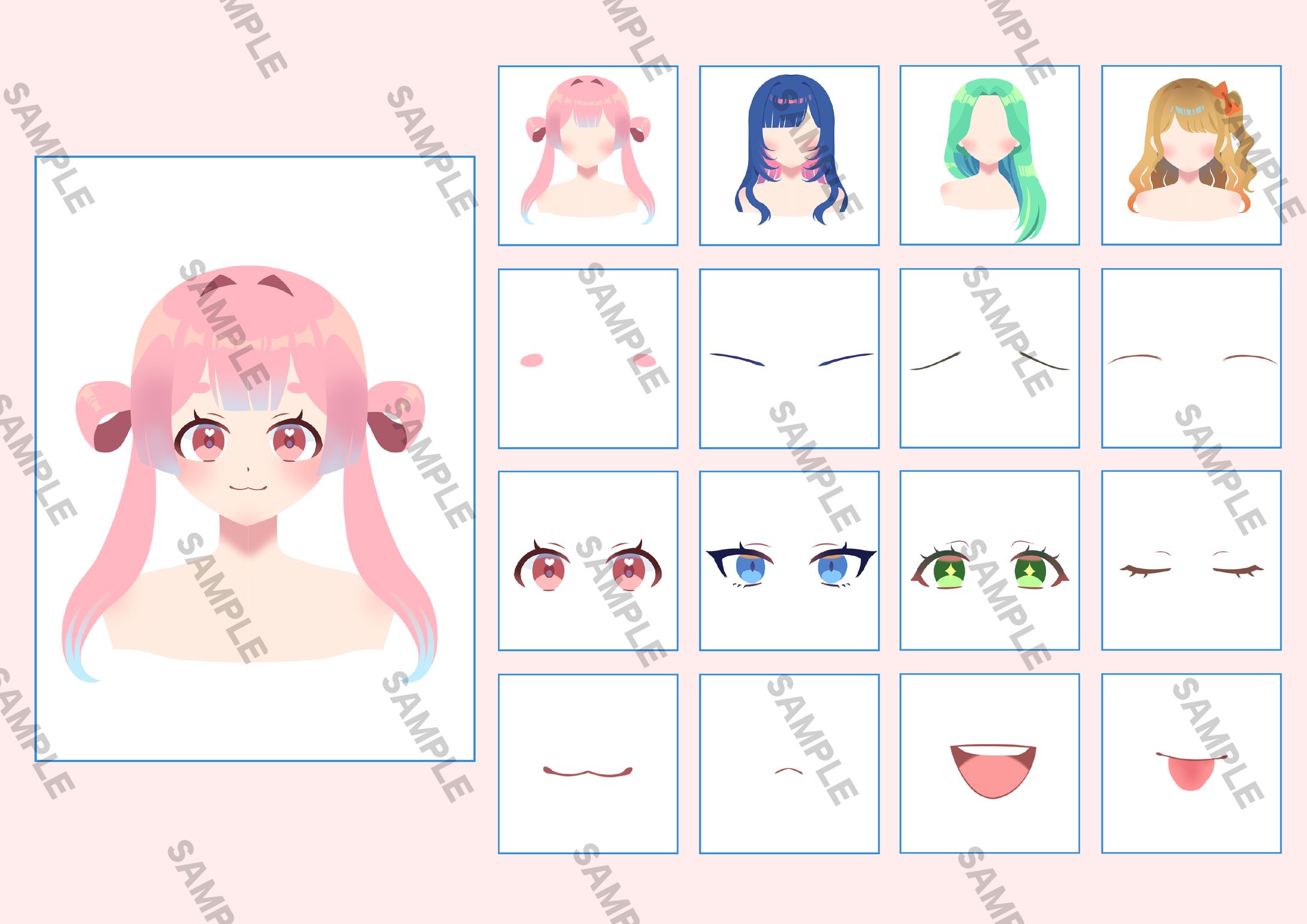 ゲームアバター風イラスト-1