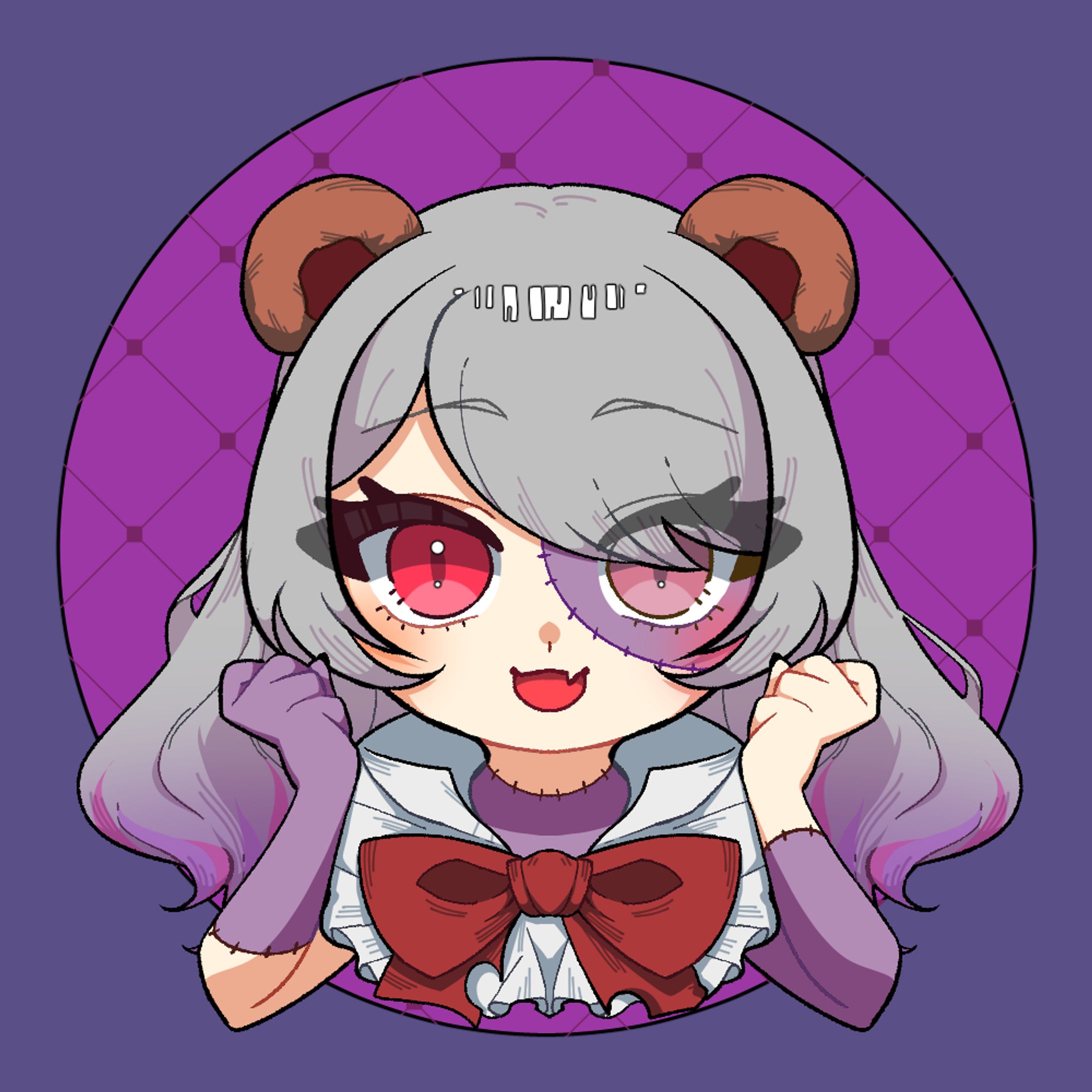 ご依頼イラスト　アイコンイラスト　（背景色あり）-1
