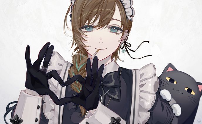 叶さん   メイド衣装