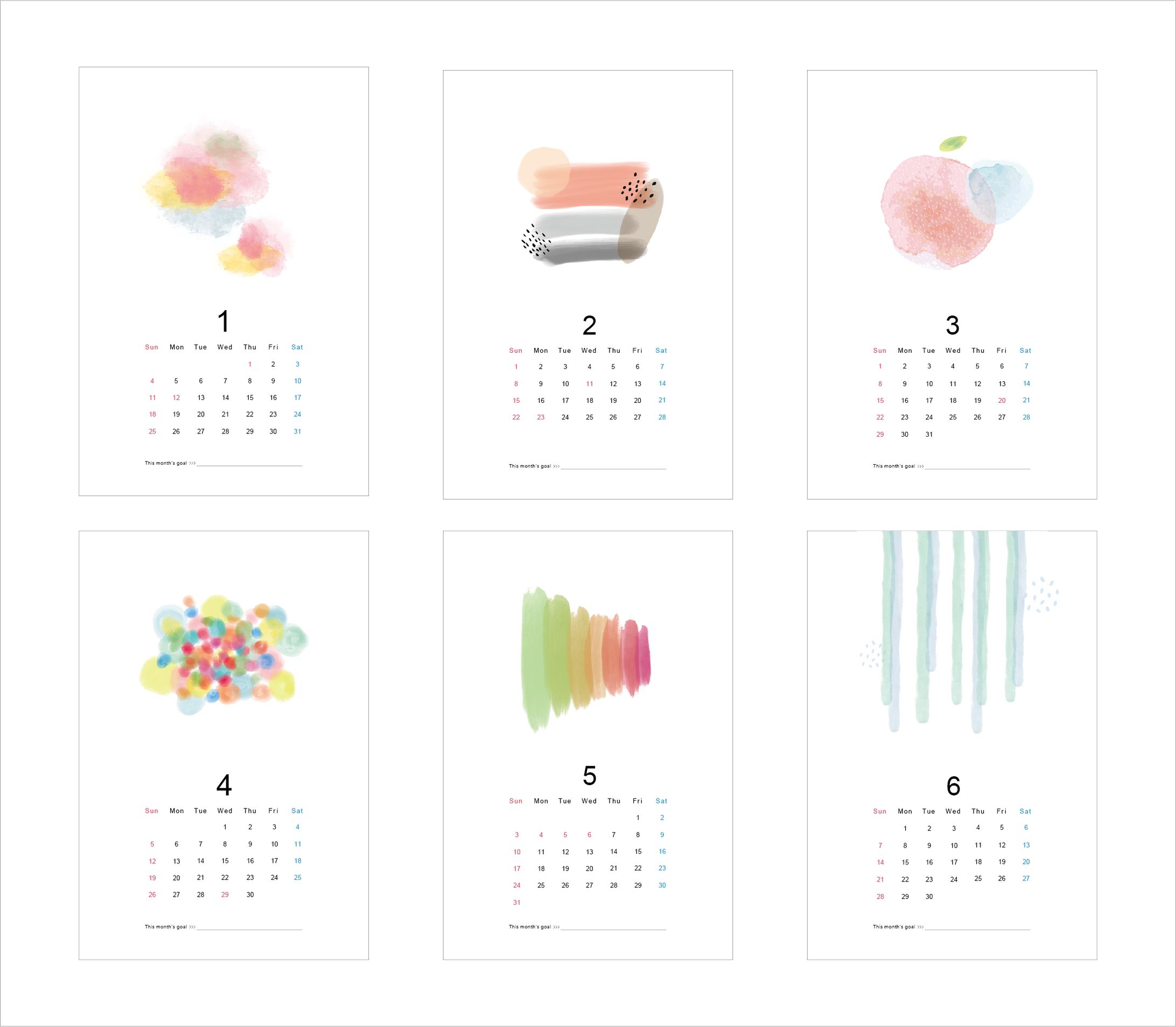 HADAIKULIFE 2026年カレンダー-1