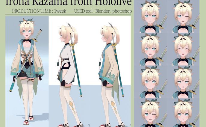 Hololive　3Dモデリング
