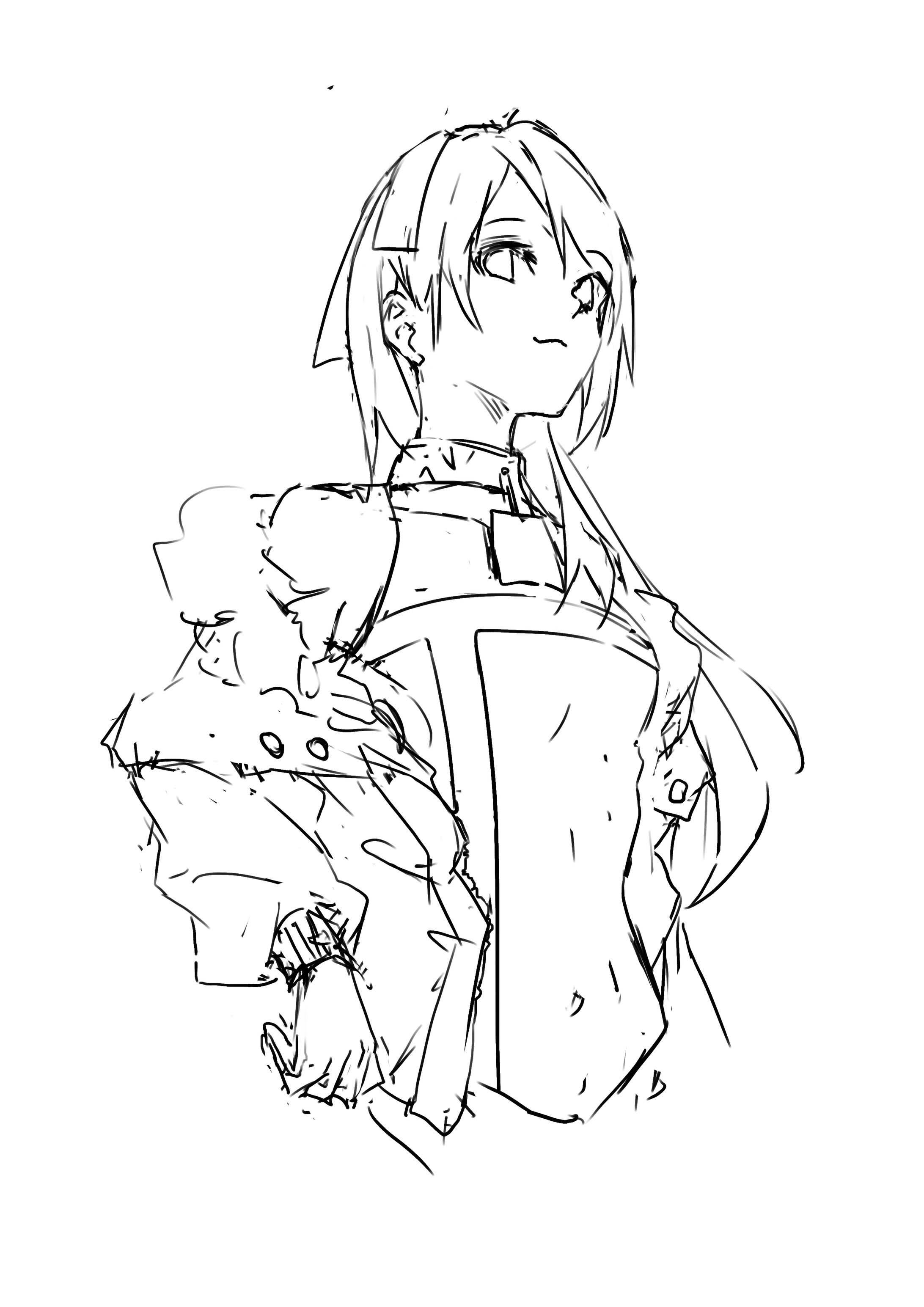 キャラデザイン（ラフ）-1