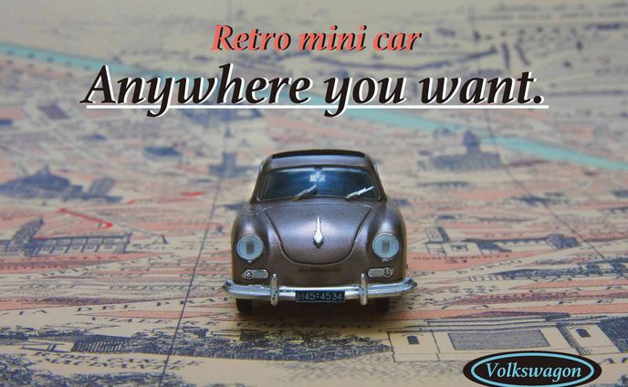 Retro mini car