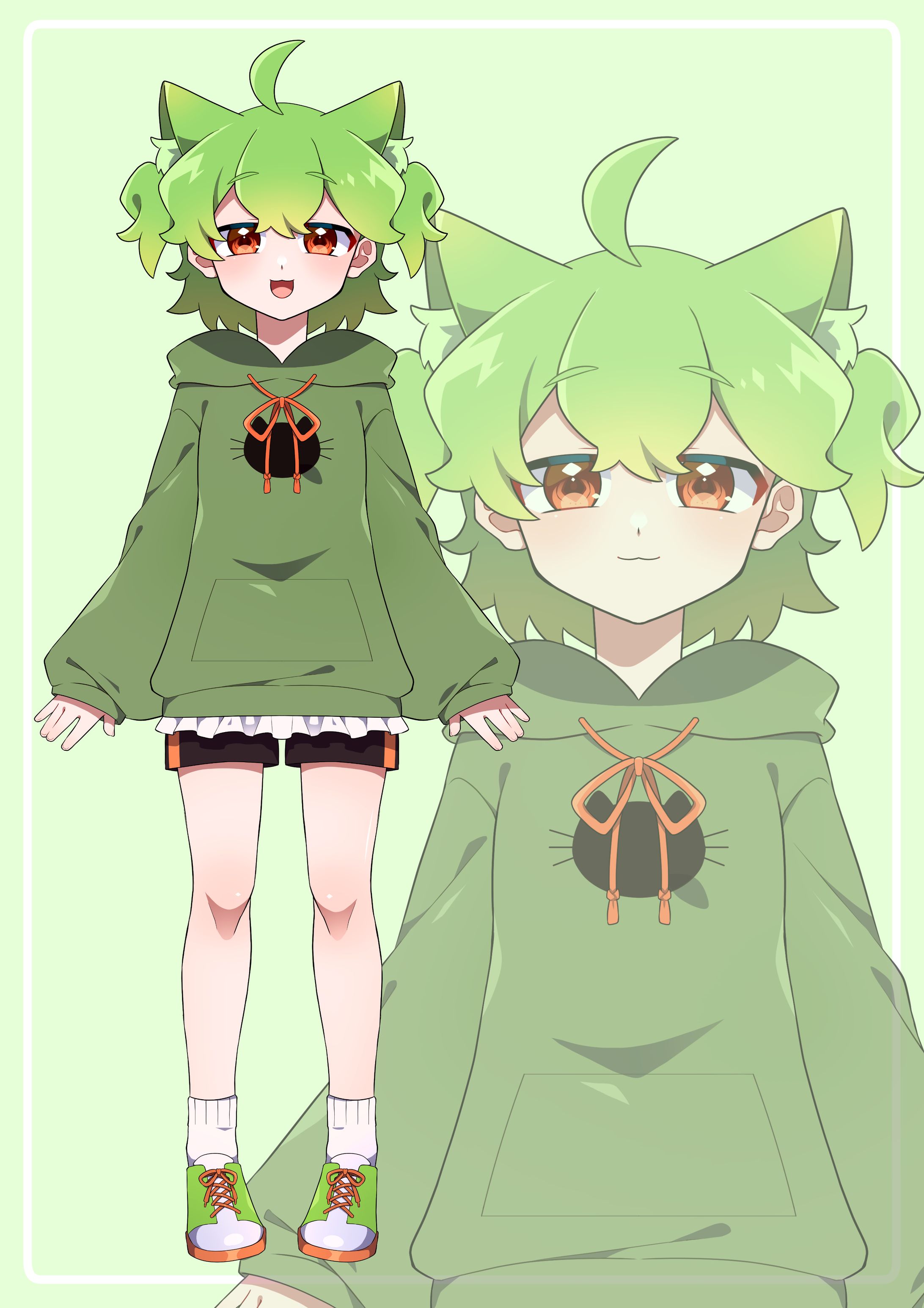なんにゃん代理キャラクター立ち絵-1