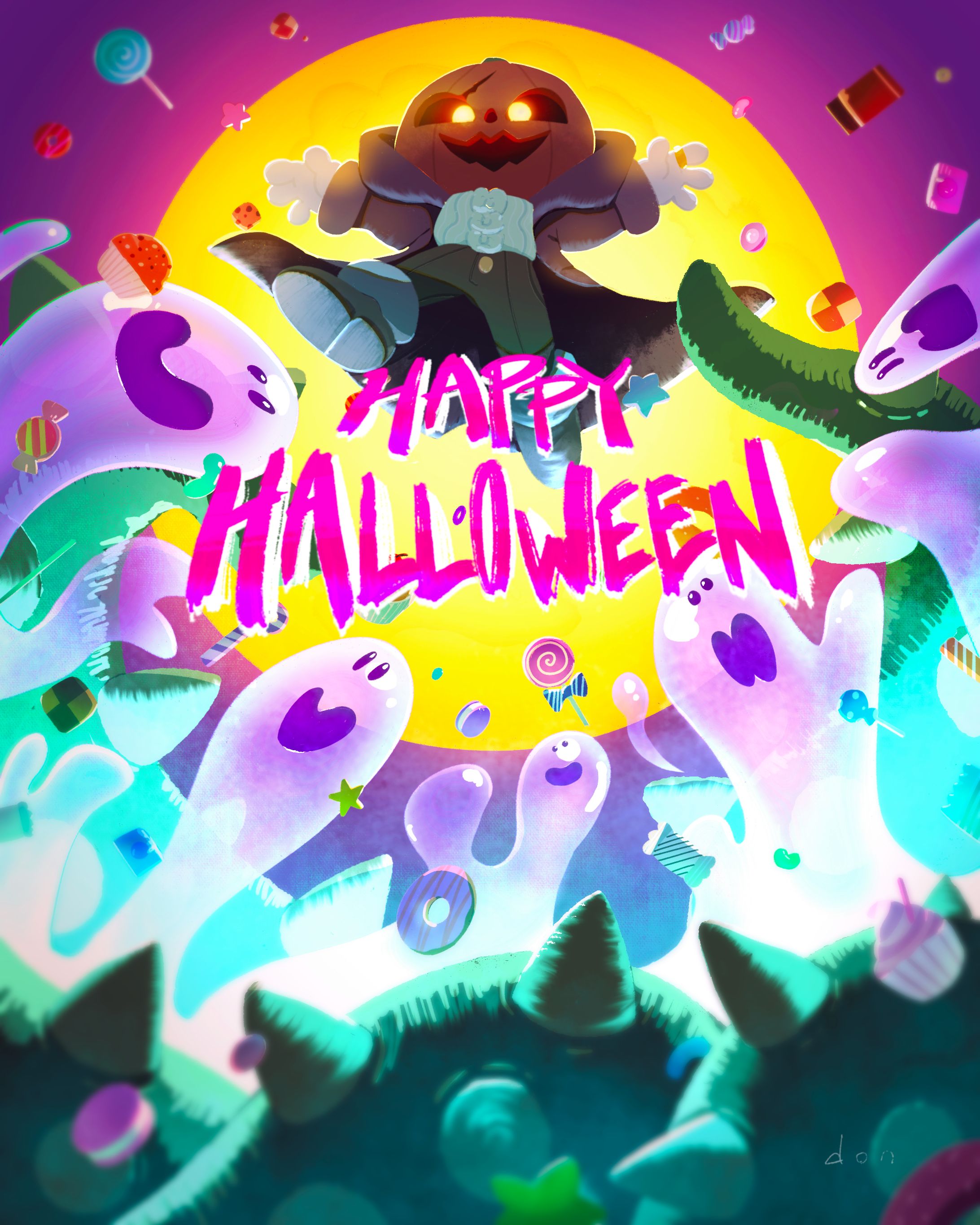 ２０２４年ハロウィンイラスト-1