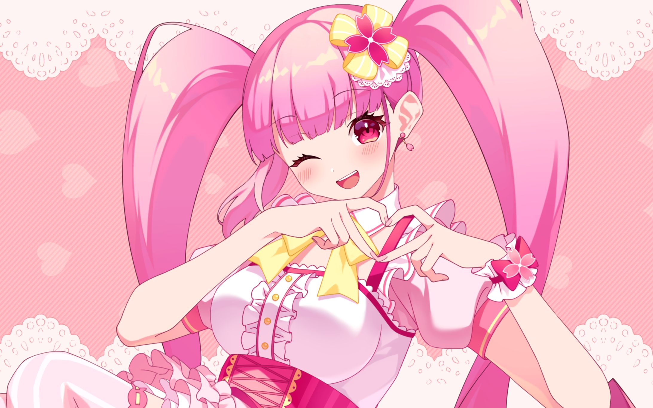 春咲美桜様　わたしの一番かわいいところ　歌ってみたイラスト-1