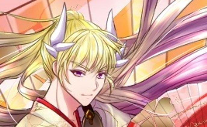扇×龍×和服男子のイラスト【PBW】