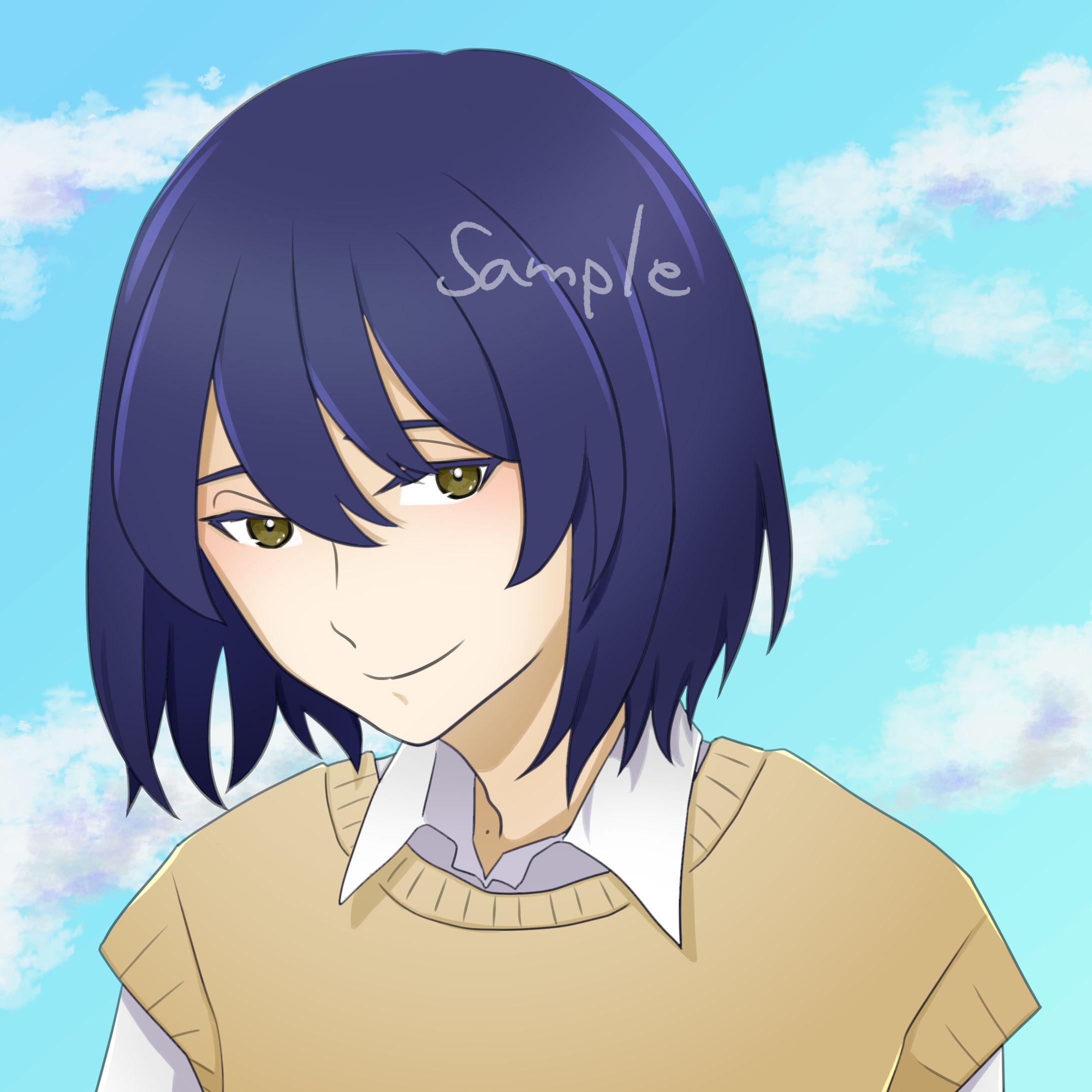 ユキ様アイコン用イラスト-1