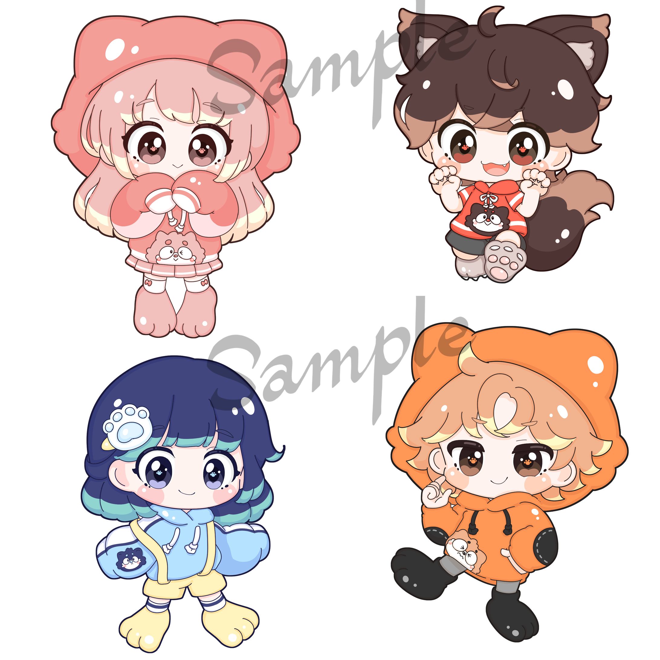 アライグマのファミリー‪♡-1