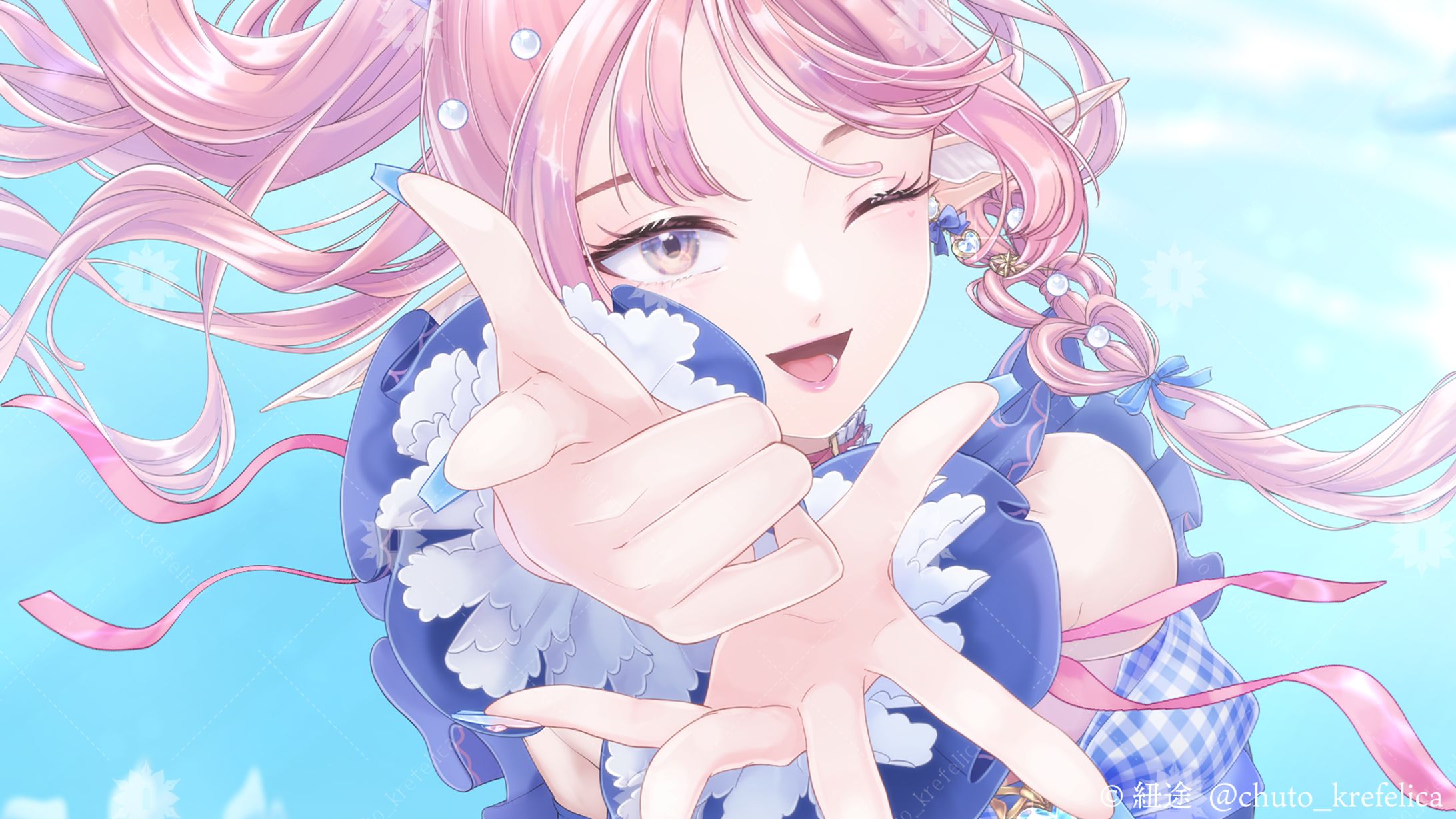 [イラスト]姫澄ユア様 新衣装キービジュアル-1