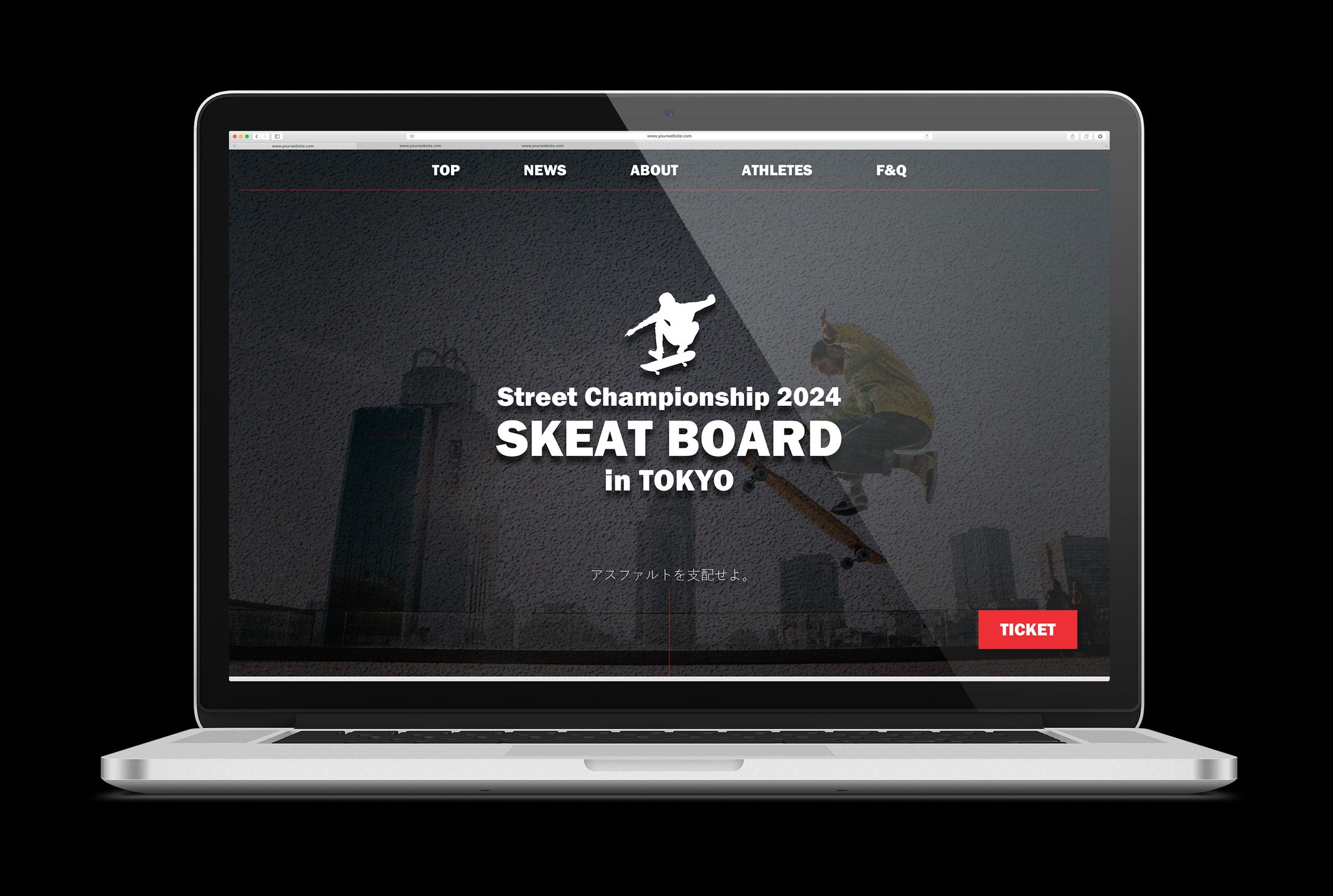 スクール課題 イベントサイトFV-1