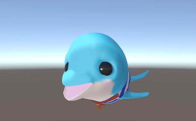 イルカ 3Dモデルの制作 