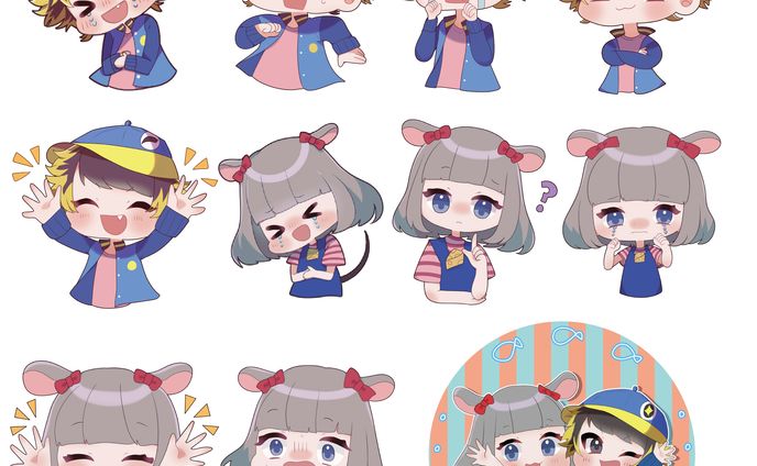 「コロペロ」　YouTubeゲーム実況チャンネル用イラスト