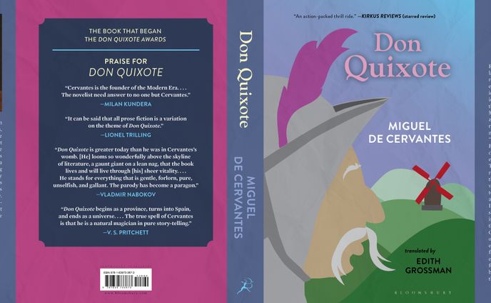 Book cover redesign for "Don Quixote"