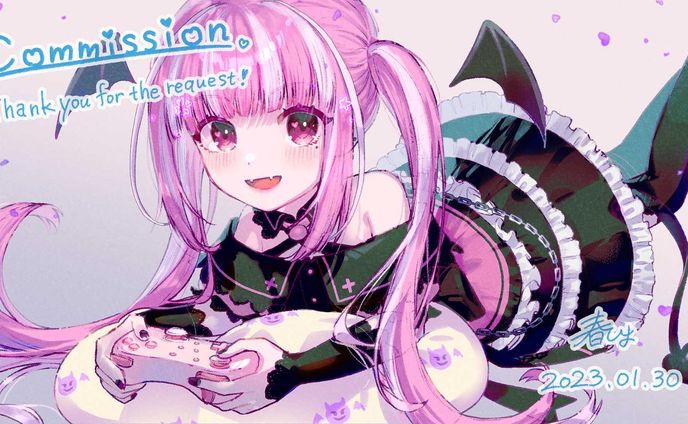 illustration、asmr