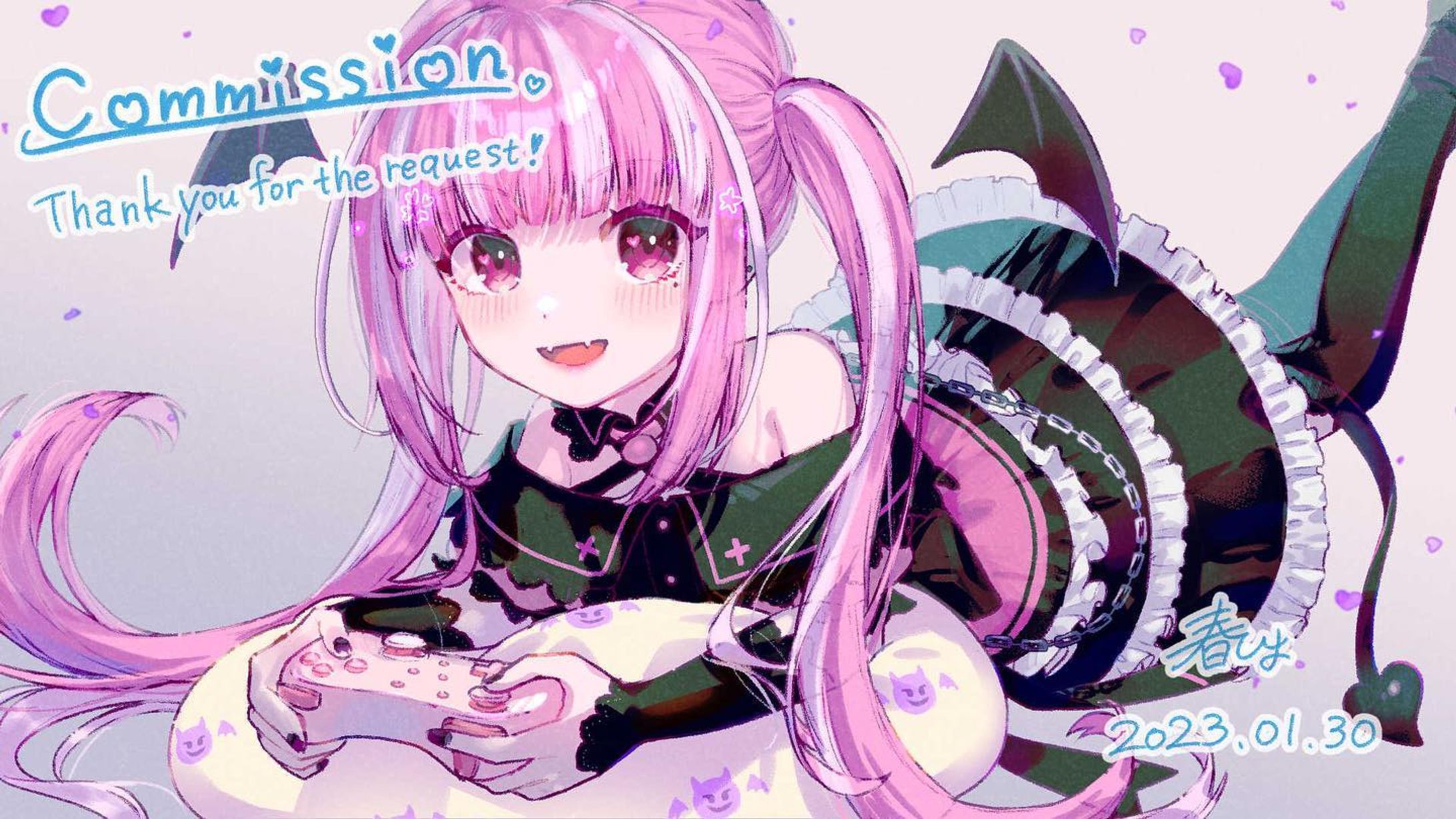 ご依頼ありがとうございました！
かわいいです😈🤍とっても！！
 

こちらはファンの方からのご依頼でした😊

 
#skeb  #commission  #commissionpainting  #commissionart  #コミッション 
 
#vtuber  #魔ノ姫こあく 
 
#イラスト #イラストレーション  #イラスト依頼  #イラストグラム  #イラストレーター  #illust #illustration #illustagram  #絵 #일러스트 #イラストグラム #插图 #art  #artwork  #artist-1