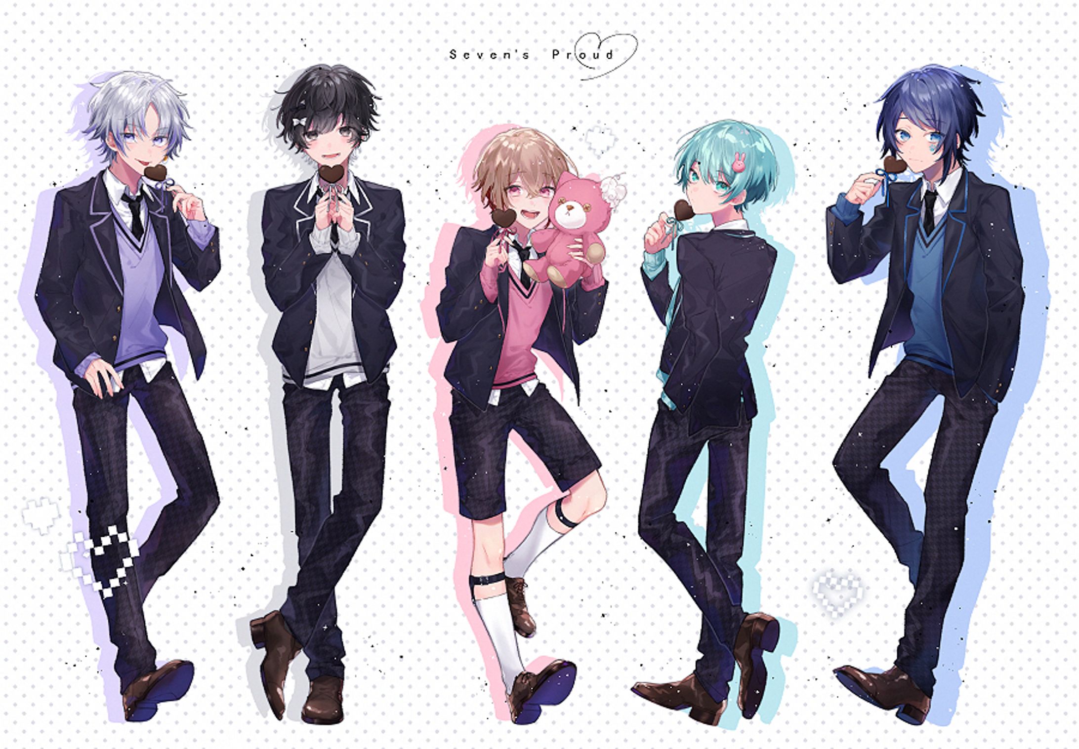 【お仕事】セブプラ様　『世界は恋に落ちている』歌ってみたイラスト-1